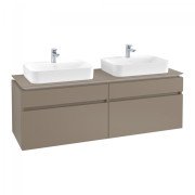 Тумба под раковину Villeroy & Boch Legato 160х55 см ДСП трюфель серый B76800VG