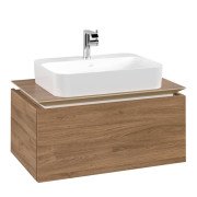 Тумба под раковину Villeroy & Boch Legato 80х38 см ДСП дуб канзас B75300RH