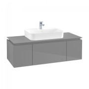 Тумба под раковину Villeroy & Boch Legato 120х38 см МДФ/ДСП глянцевый серый B75700FP