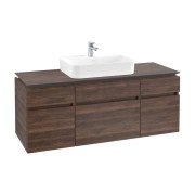 Тумба під раковину Villeroy & Boch Legato 140х55 см ДСП дуб аризона B76000VH