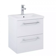 Тумба під раковину Roca Roma Compact 51,5х39,7 см ДСП білий глянець A857951806