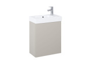 Тумба с раковиной Roca Mini-N 45х24,9 см ДСП дымчатый матовый A852445539