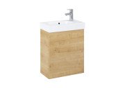 Тумба с раковиной Roca Mini-N 45х24,9 см ДСП светлый дуб A852445464