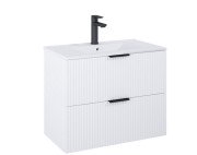 Тумба під раковину Roca Reef 80х45 см МДФ білий матовий A857955529