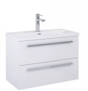 Тумба під раковину Roca Kwadro 80х38,4 см ДСП білий глянсовий A857970806