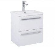 Тумба із раковиною Roca Kwadro 51х39,7 см ДСП білий глянсовий A852449806