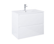 Тумба под раковину Roca Claudia 80х45,6 см МДФ белый матовый A857795529