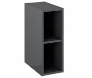 Стелаж для ванної кімнати Roca Kwadro 20х38,6 см ДСП антрацит глянцевий A857975153