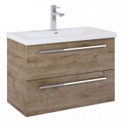 Тумба під раковину Roca Kwadro 80х38,4 см ДСП дуб Canela A857970808