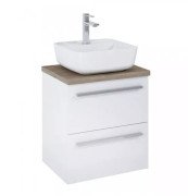 Тумба з раковиною Roca Kwadro 50,6х40 см ДСП білий глянсовий A852450806