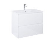Тумба под раковину Roca Claudia 80х45,6 см МДФ белый матовый A857795529
