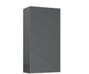 Напівпенал для ванної Roca Extra підвісний 40х31,6х80 см ДСП антрацит глянсовий A857958153