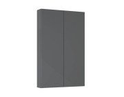 Напівпенал для ванної Roca Extra slim підвісний 50х12,6х80 см ДСП антрацит глянцевий A857960153