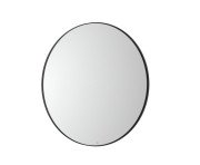 Дзеркало у ванну кімнату Roca Luna Ø80 см рама метал чорний матовий A812418000