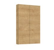 Полупенал для ванной Roca Extra slim подвесной 50х12,6х80 см ДСП светлый дуб A857960464