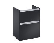 Тумба під раковину Roca Gap Pro 59,1х46 см ДСП чорний матовий A857896532