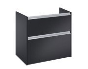 Тумба під раковину Roca Gap Pro 69,1 х46 см ДСП чорний матовий A857897532