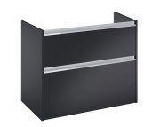 Тумба під раковину Roca Gap Pro 79,1х46 см ДСП чорний матовий A857898532