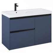 Тумба с раковиной Roca Gap Pro 100х46 см левосторонняя ДСП синий матовый A852062538