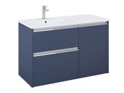 Тумба с раковиной Roca Gap Pro 100,5х46 см левосторонняя ДСП синий матовый A852061538
