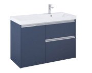 Тумба с раковиной Roca Gap Pro 100х46 см правосторонняя ДСП синий матовый A852064538