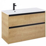 Тумба с раковиной Roca Gap Pro 100,5х46 см левосторонняя ДСП светлый дуб A852057464