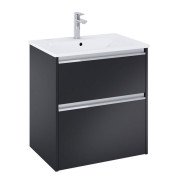Тумба с раковиной Roca Gap Pro 60,5х46 см ДСП черный матовый A852048532