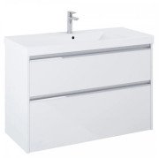 Тумба з раковиною Roca Gap Pro 100х46 см ДСП білий глянсовий A852055806