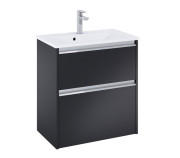 Тумба с раковиной Roca Gap Pro 60,5х38 см ДСП черный матовый A852067532