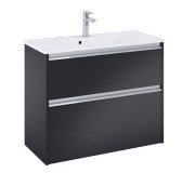 Тумба з раковиною Roca Gap Pro 80,5х38 см ДСП чорний матовий A852069532