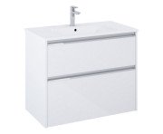 Тумба с раковиной Roca Gap Pro 80,5х38 см ДСП белый глянцевый A852069806