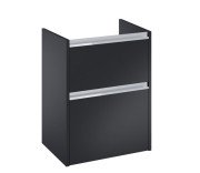 Тумба під раковину Roca Gap Pro 48,5x37,6 см ДСП чорний матовий A857907532