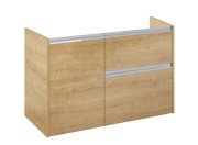 Тумба під раковину Roca Gap Pro 98,5х45,1 см правостороння ДСП світлий дуб  A857905464