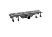 Желоб водосточный Koller Pool Aqua 50 см с решеткой Line ABS-пластик/нержавеющая сталь AQL0500