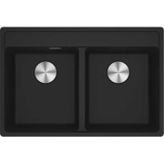 Мойка для кухни Franke Maris MRG 620 TL 76х51 см Fragranite черный матовый 114.0720.009