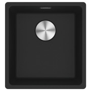 Мойка для кухни Franke Maris MRG 110-37 40,3х43,3 см под столешницу черный матовый 125.0701.774