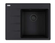 Мийка для кухні Franke Centro CNG 611-62 TL 62х50 см чаша праворуч Fragranite Black Edition 114.0699.240