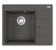Мойка для кухни Franke Centro CNG 611-62 TL 62х50 см чаша слева Fragranite серый сланец 114.0716.712
