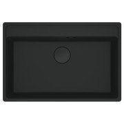 Мойка для кухни Franke Maris MRG 610-72 TL 76х51 см Fragranite Black Edition 114.0720.007