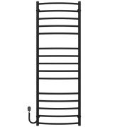 Електрична сушарка для рушників Deffi Класік Еліт П15 400х1500 ліве підключення чорний C.KE.150.40.15.E.B.L.5