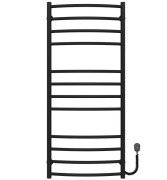 Електрична сушарка для рушників Deffi Класик Еліт П12 400х1200 праве підключення чорний C.KE.120.40.12.E.B.R.5