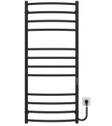 Електрична сушарка для рушників Deffi Класик Еліт П12 500х1200 праве підключення JD03 чорний C.KE.120.50.12.E.B.R.1