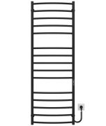 Електрична сушарка для рушників Deffi Класик Еліт П15 400х1500 праве підключення JD03 чорний C.KE.150.40.15.E.B.R.1