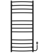 Електрична сушарка для рушників Deffi Класик Еліт П12 600х1200 праве підключення чорний C.KE.120.60.12.E.B.R.5