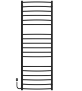 Електрична сушарка для рушників Deffi Класик Еліт П18 600х1800 ліве підключення чорний C.KE.180.60.18.E.B.L.5