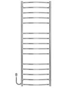Електрична сушарка для рушників Deffi Класик Еліт П15 600х1500 ліве підключення хром C.KE.150.60.15.E.C.L.5