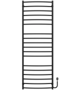 Електрична сушарка для рушників Deffi Класик Еліт П18 600х1800 праве підключення чорний C.KE.180.60.18.E.B.R.5