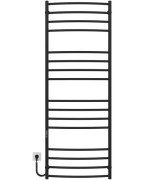 Електрична сушарка для рушників Deffi Класик Еліт П16 600х1700 ліве підключення JD03 чорний C.KE.170.60.16.E.B.L.1