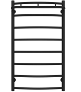 Полотенцесушитель водяной Deffi Классик N П8 500х900 нижнее подключение черный C.KN.90.50.8.B.A