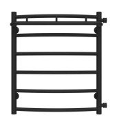 Полотенцесушитель водяной Deffi Классик N П6 500х600 боковое правое подключение черный C.KN.60.50.6.B.C